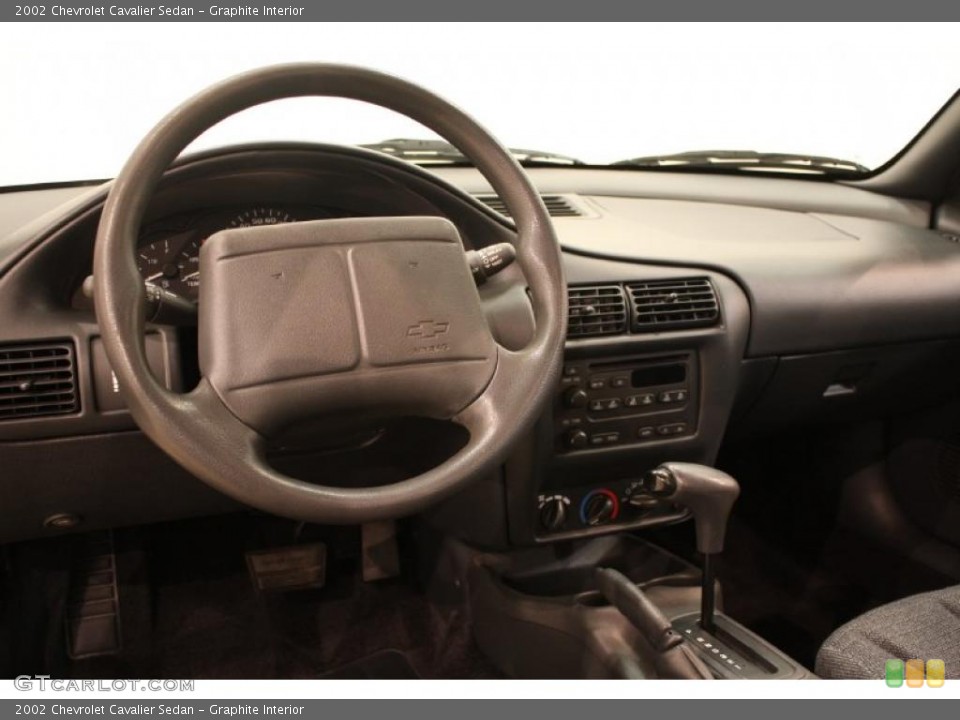 Graphite Interior Dashboard for the 2002 Chevrolet Cavalier Sedan #38305319