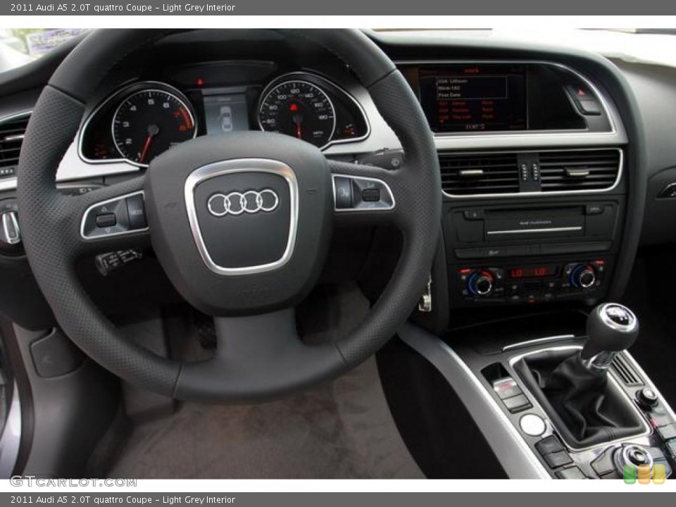 Light Grey Interior Controls for the 2011 Audi A5 2.0T quattro Coupe #38305395