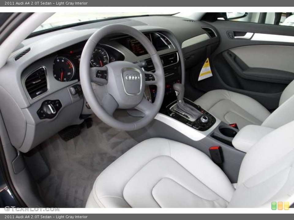 Light Gray Interior Dashboard for the 2011 Audi A4 2.0T Sedan #38305811