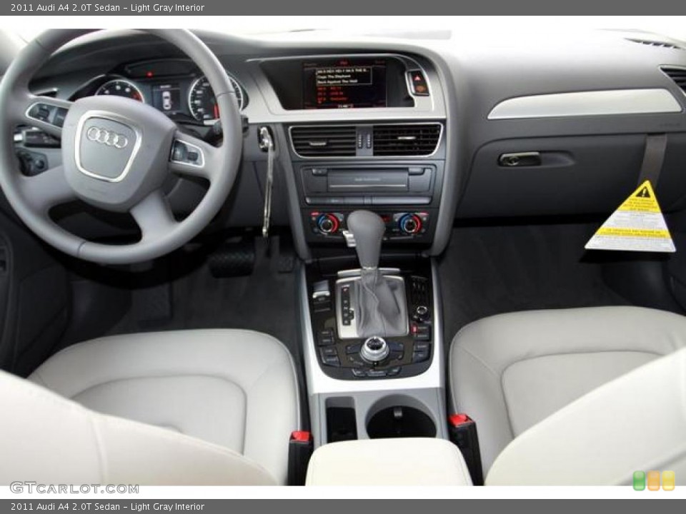 Light Gray Interior Dashboard for the 2011 Audi A4 2.0T Sedan #38305855