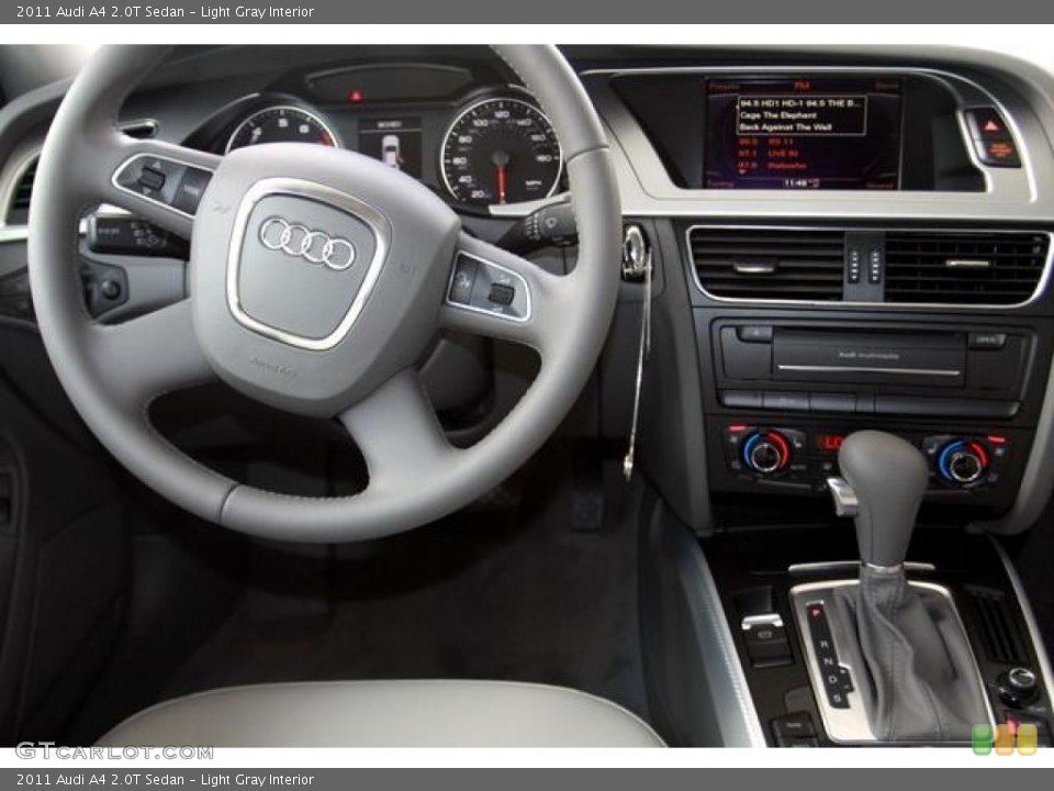 Light Gray Interior Dashboard for the 2011 Audi A4 2.0T Sedan #38305867