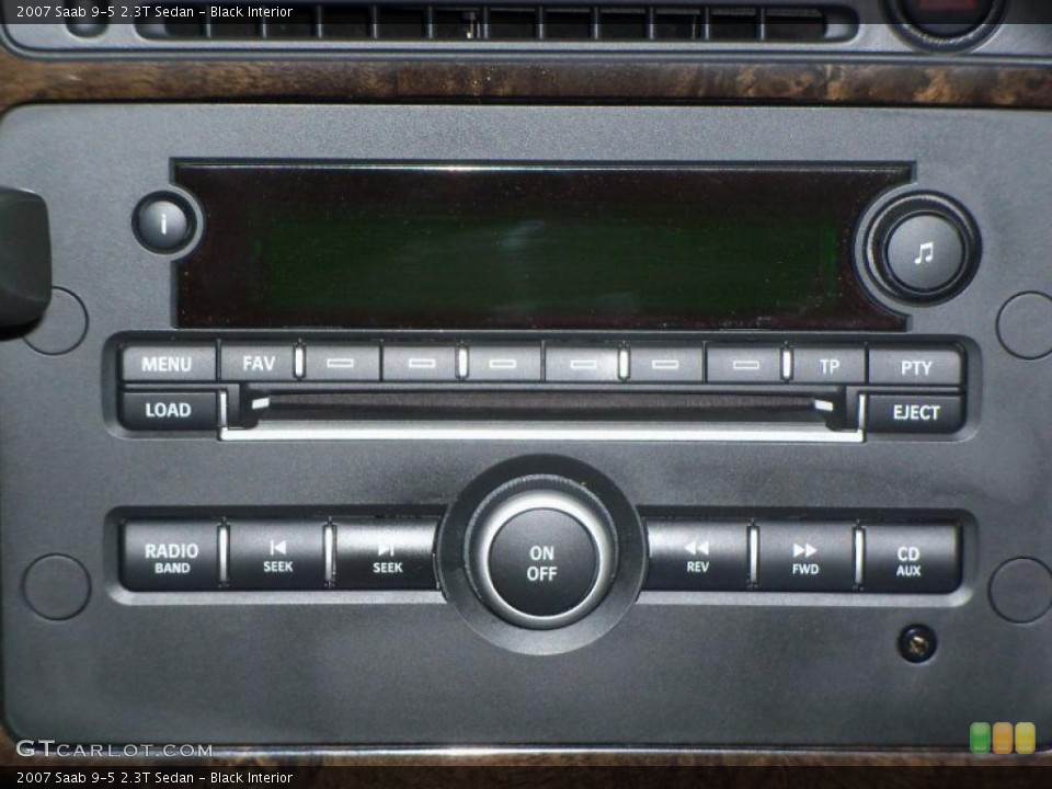 Black Interior Controls for the 2007 Saab 9-5 2.3T Sedan #38307091