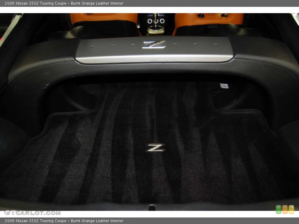 Burnt Orange Leather Interior Trunk for the 2006 Nissan 350Z Touring Coupe #38307155