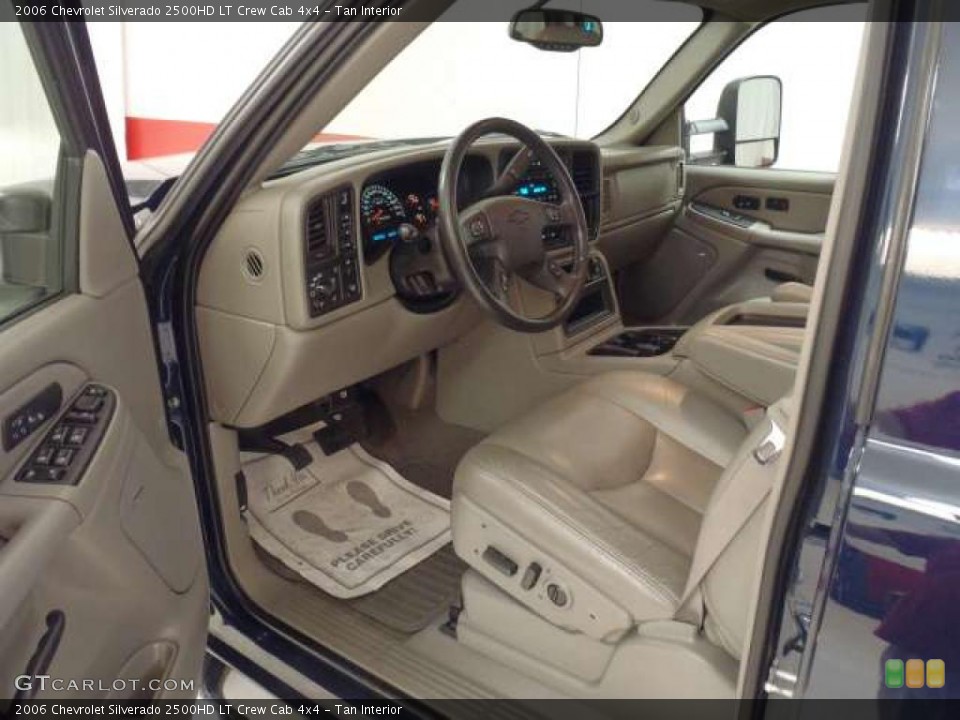Tan Interior Photo for the 2006 Chevrolet Silverado 2500HD LT Crew Cab 4x4 #38307751
