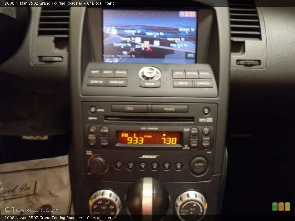 Charcoal Interior Navigation for the 2008 Nissan 350Z Grand Touring Roadster #38308391
