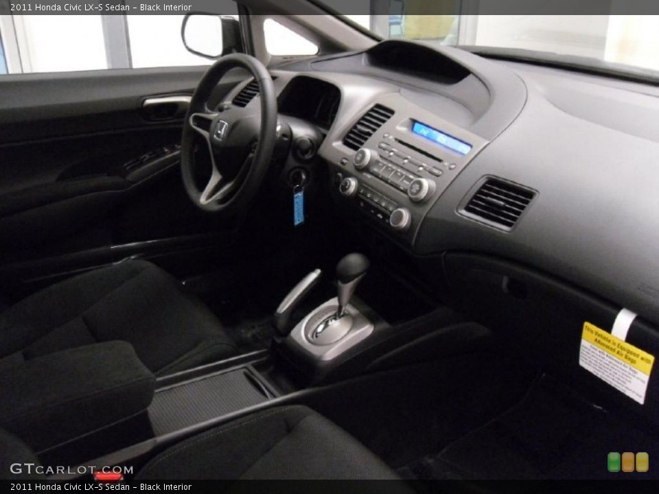 Black Interior Photo for the 2011 Honda Civic LX-S Sedan #38308839