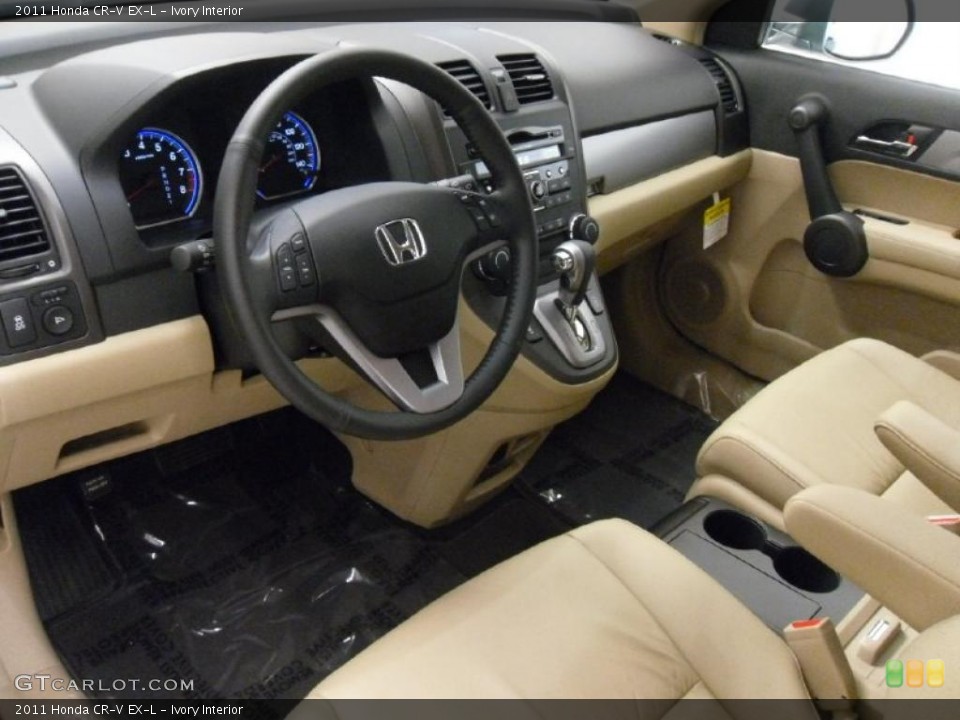 Ivory Interior Photo for the 2011 Honda CR-V EX-L #38309975