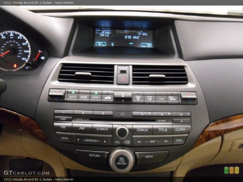 Ivory Interior Controls for the 2011 Honda Accord EX-L Sedan #38310683