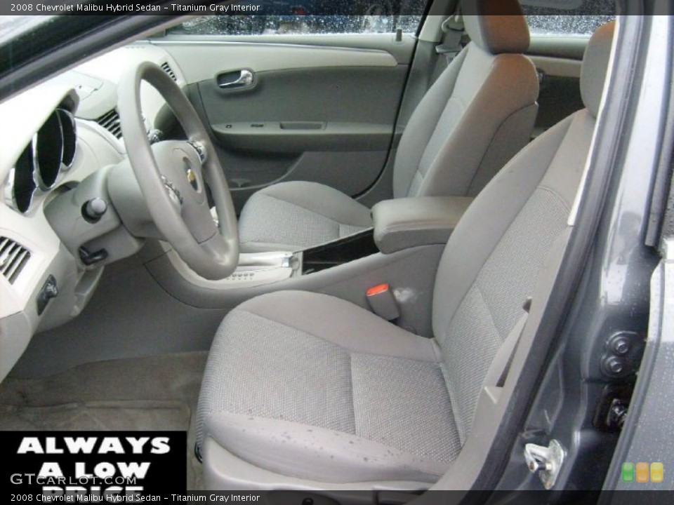 Titanium Gray Interior Photo for the 2008 Chevrolet Malibu Hybrid Sedan #38310711