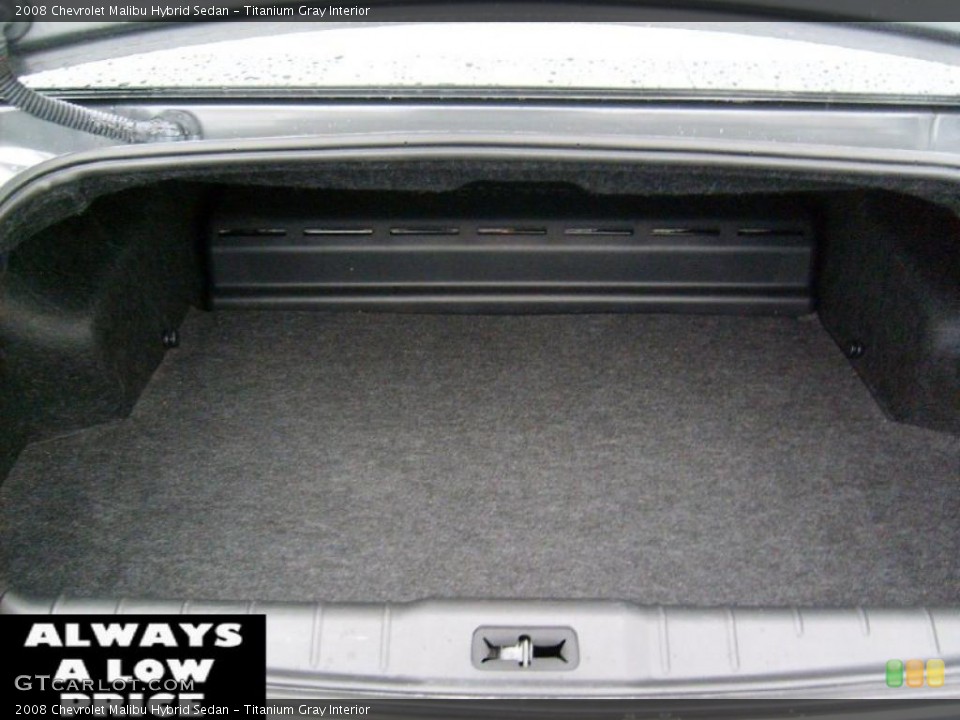 Titanium Gray Interior Trunk for the 2008 Chevrolet Malibu Hybrid Sedan #38310783