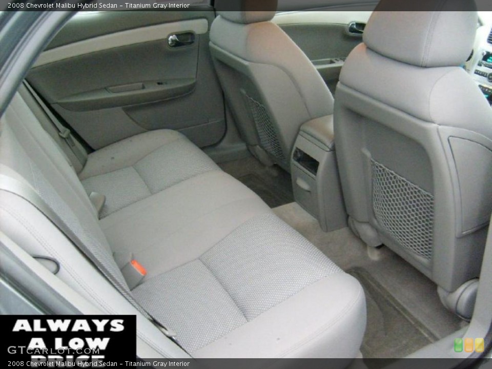 Titanium Gray Interior Photo for the 2008 Chevrolet Malibu Hybrid Sedan #38310803