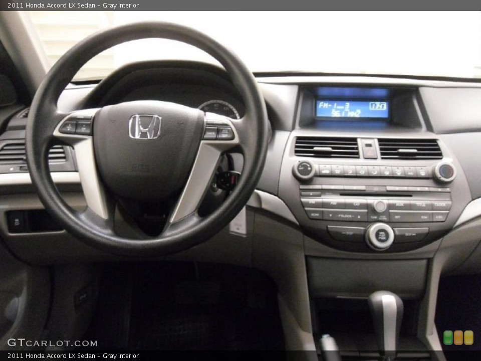 Gray Interior Dashboard for the 2011 Honda Accord LX Sedan #38311231