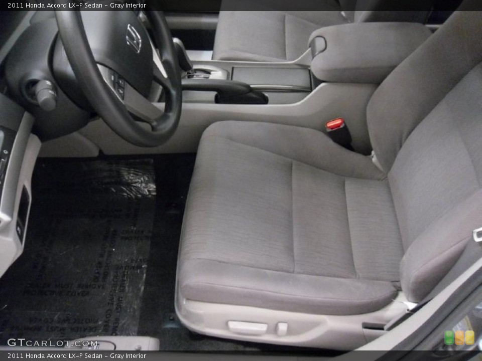 Gray Interior Photo for the 2011 Honda Accord LX-P Sedan #38312055
