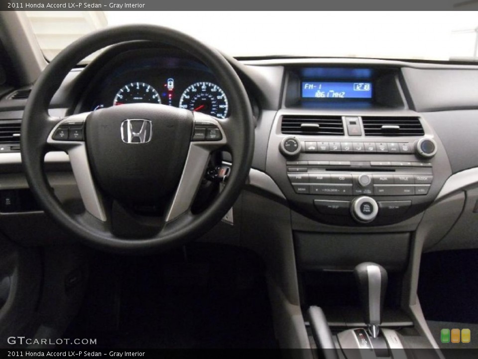 Gray Interior Dashboard for the 2011 Honda Accord LX-P Sedan #38312191