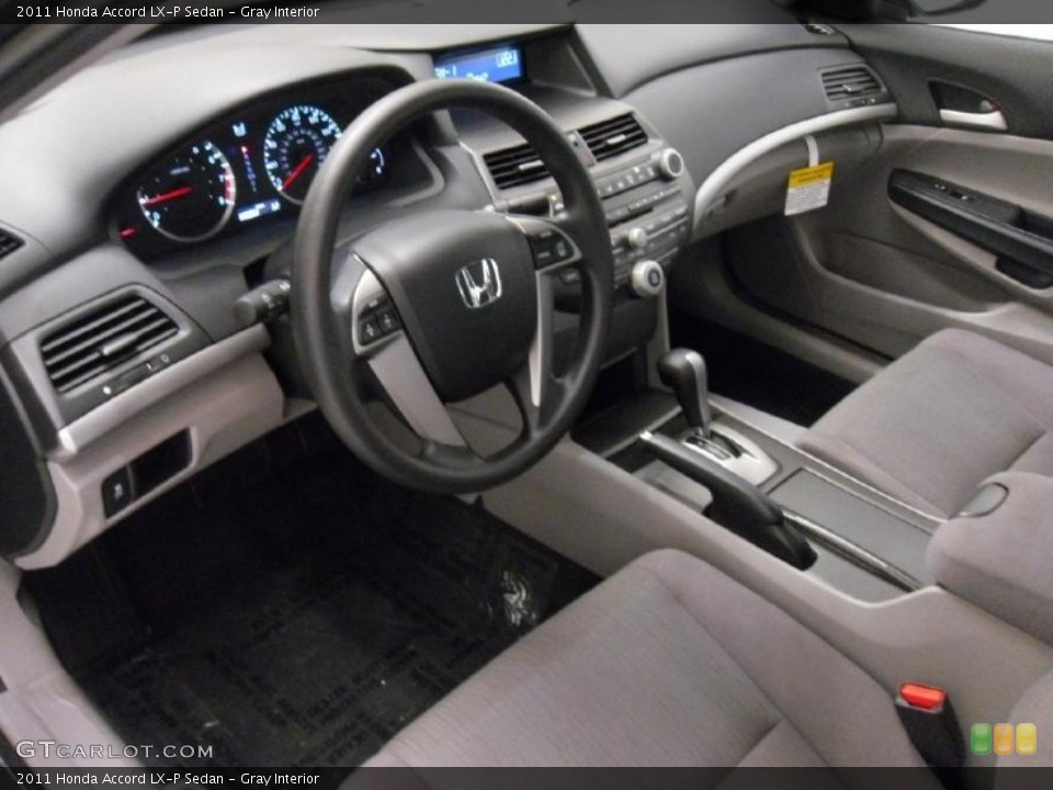 Gray Interior Photo for the 2011 Honda Accord LX-P Sedan #38312395