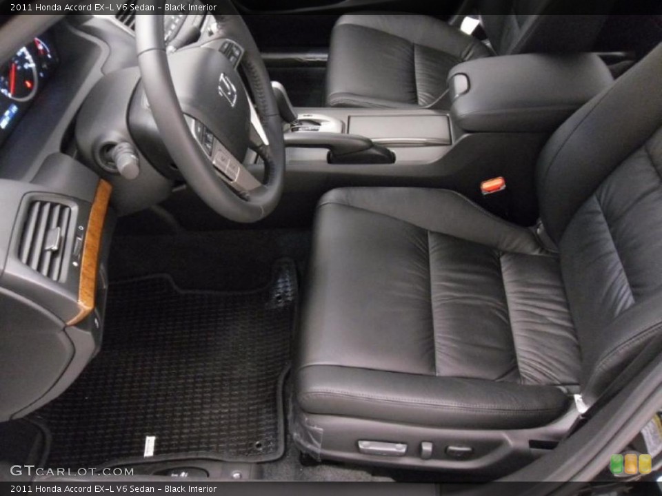 Black Interior Photo for the 2011 Honda Accord EX-L V6 Sedan #38312659