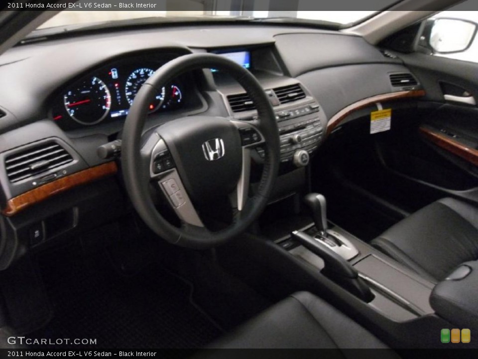 Black Interior Photo for the 2011 Honda Accord EX-L V6 Sedan #38312887