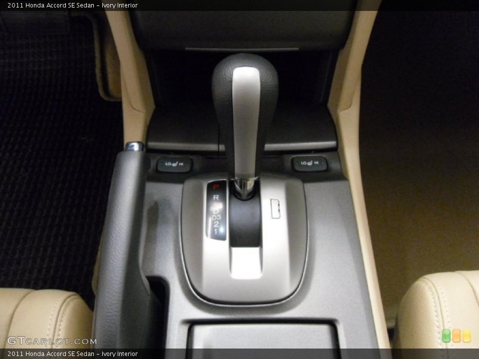 Ivory Interior Transmission for the 2011 Honda Accord SE Sedan #38313139
