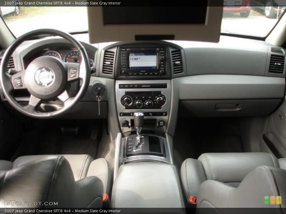 Medium Slate Gray Interior Dashboard for the 2007 Jeep Grand Cherokee SRT8 4x4 #38313359