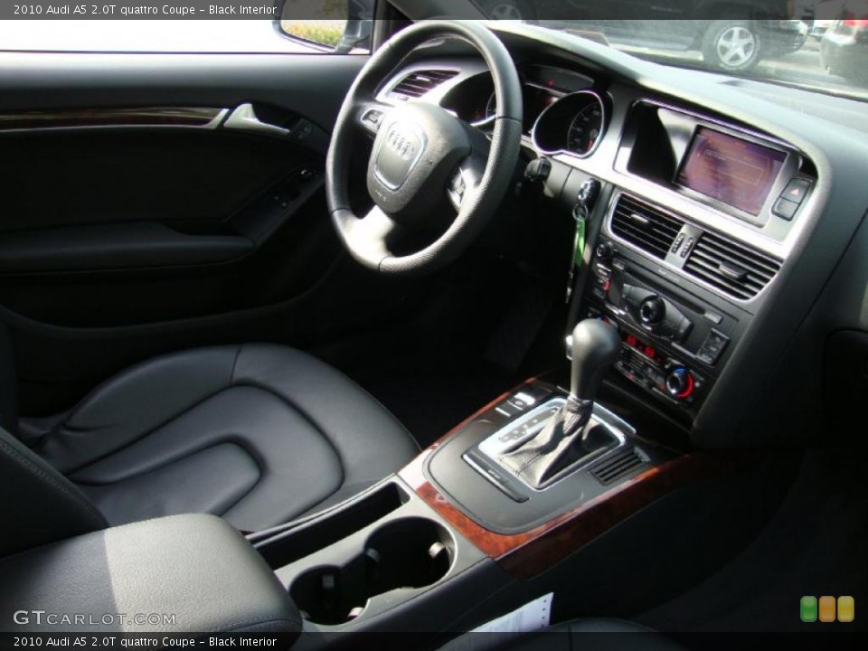 Black Interior Photo for the 2010 Audi A5 2.0T quattro Coupe #38313743
