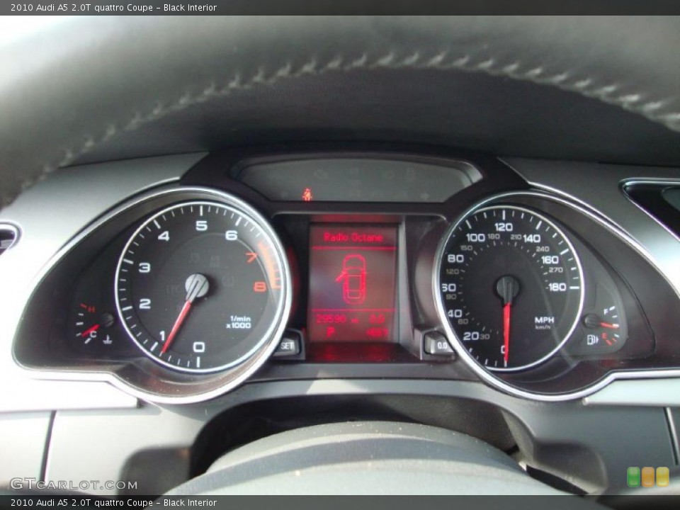 Black Interior Gauges for the 2010 Audi A5 2.0T quattro Coupe #38314055