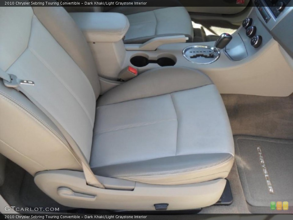 Dark Khaki/Light Graystone Interior Photo for the 2010 Chrysler Sebring Touring Convertible #38315127
