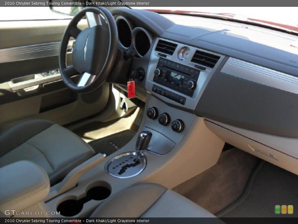 Dark Khaki/Light Graystone Interior Photo for the 2010 Chrysler Sebring Touring Convertible #38315155