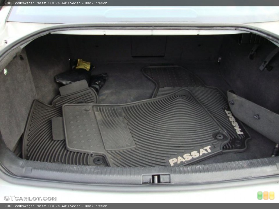 Black Interior Trunk for the 2000 Volkswagen Passat GLX V6 AWD Sedan #38316031
