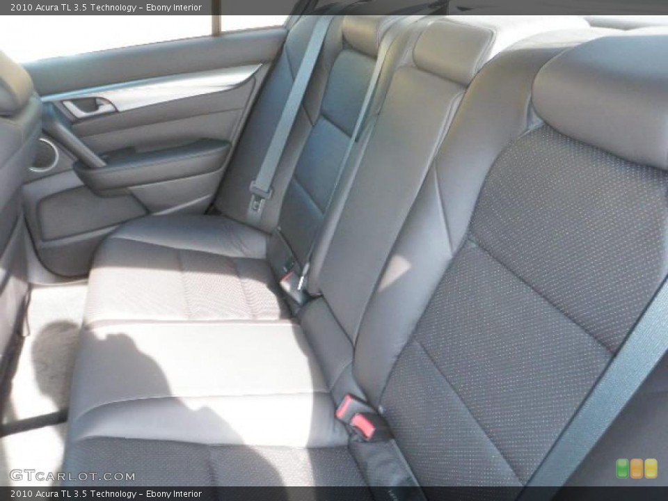 Ebony Interior Photo for the 2010 Acura TL 3.5 Technology #38316067