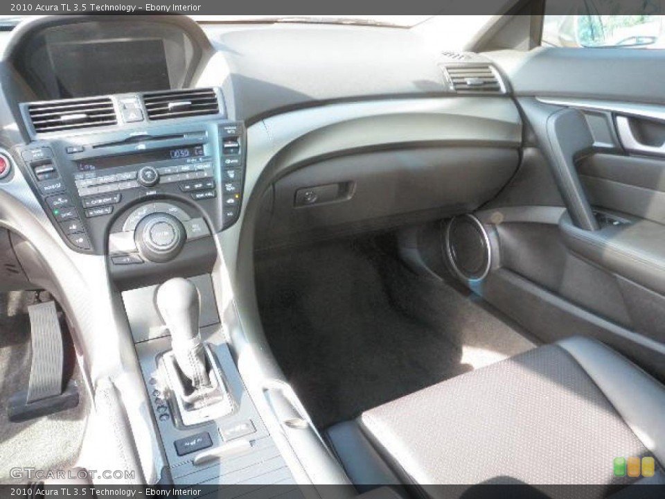 Ebony Interior Dashboard for the 2010 Acura TL 3.5 Technology #38316119