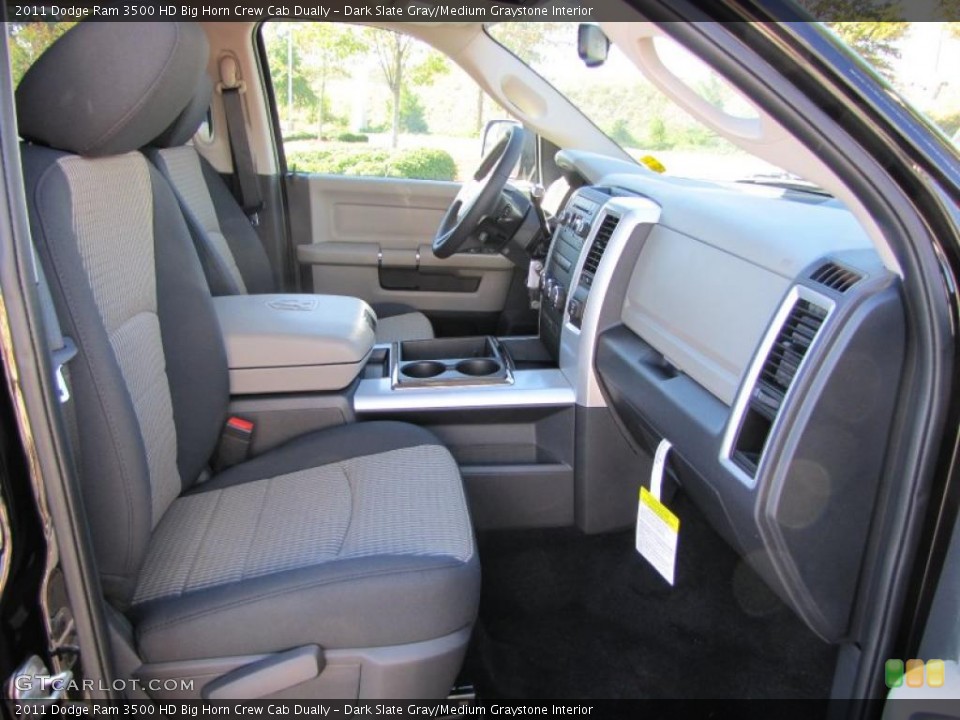 Dark Slate Gray/Medium Graystone Interior Photo for the 2011 Dodge Ram 3500 HD Big Horn Crew Cab Dually #38316751