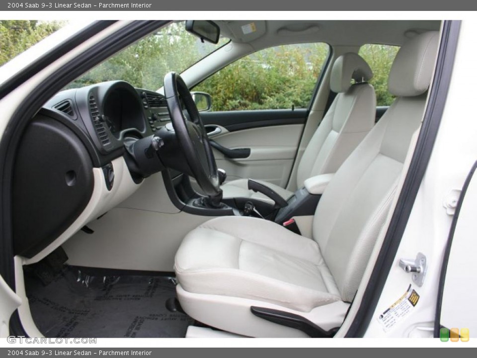 Parchment Interior Photo for the 2004 Saab 9-3 Linear Sedan #38318679
