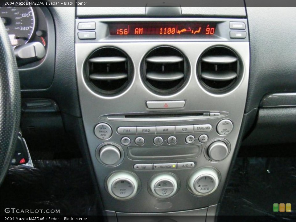 Black Interior Controls for the 2004 Mazda MAZDA6 s Sedan #38319683