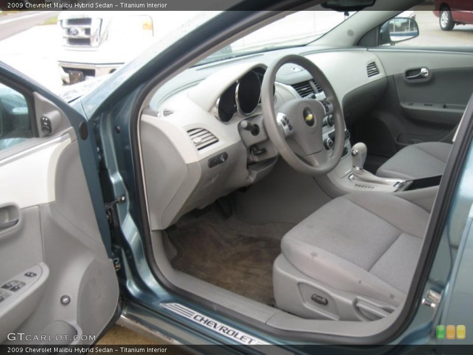 Titanium Interior Dashboard for the 2009 Chevrolet Malibu Hybrid Sedan #38321135