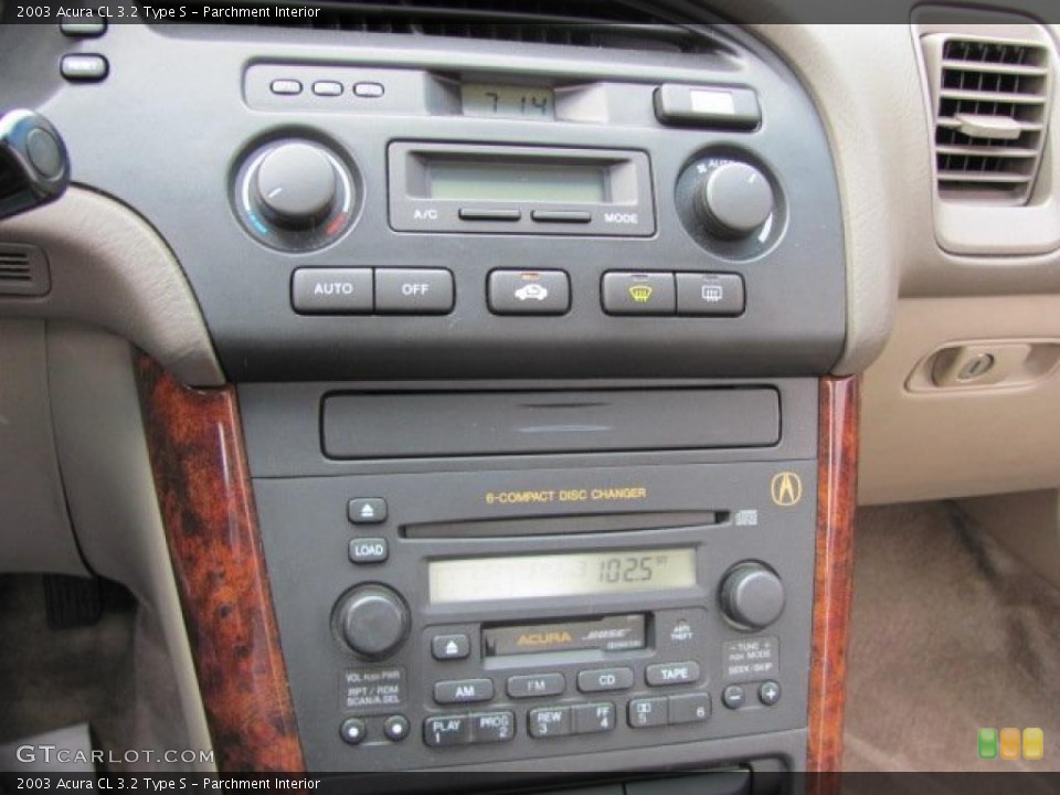 Parchment Interior Controls for the 2003 Acura CL 3.2 Type S #38321171