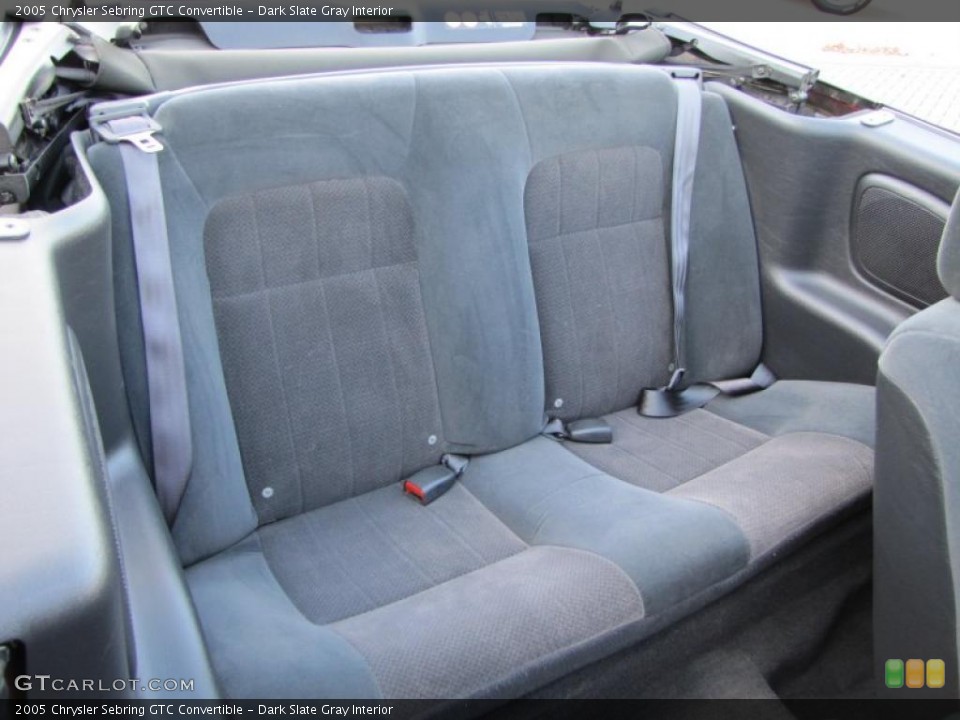 Dark Slate Gray Interior Photo for the 2005 Chrysler Sebring GTC Convertible #38321183
