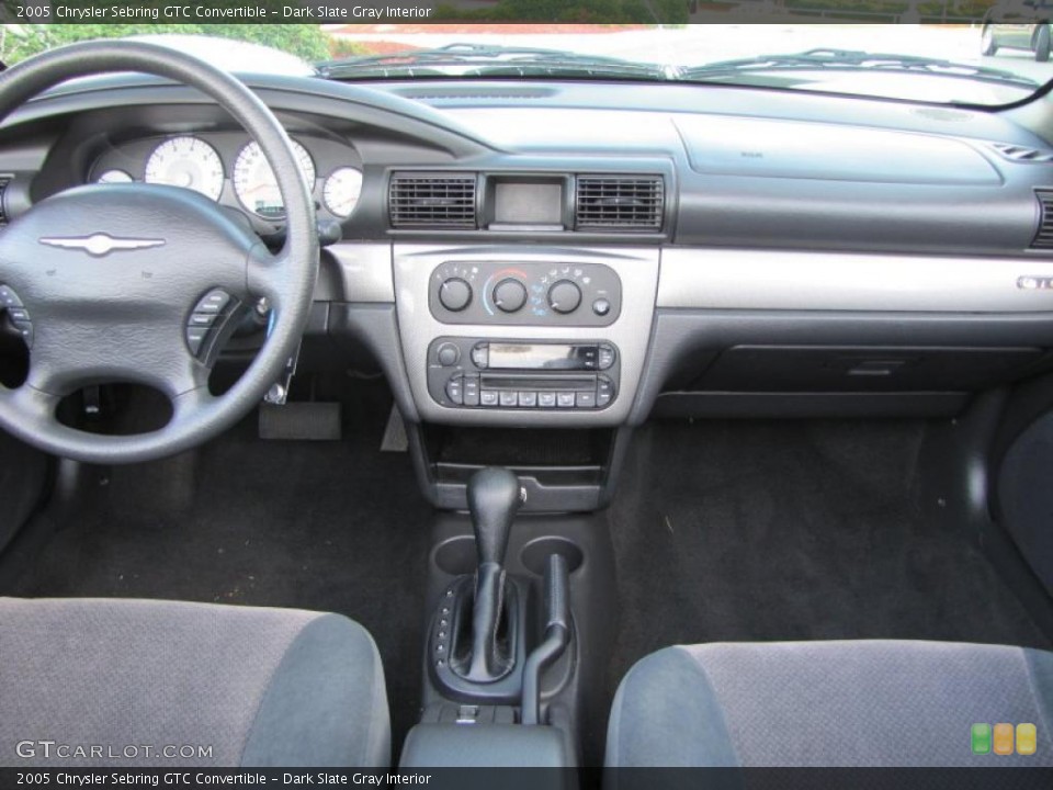 Dark Slate Gray Interior Dashboard for the 2005 Chrysler Sebring GTC Convertible #38321231