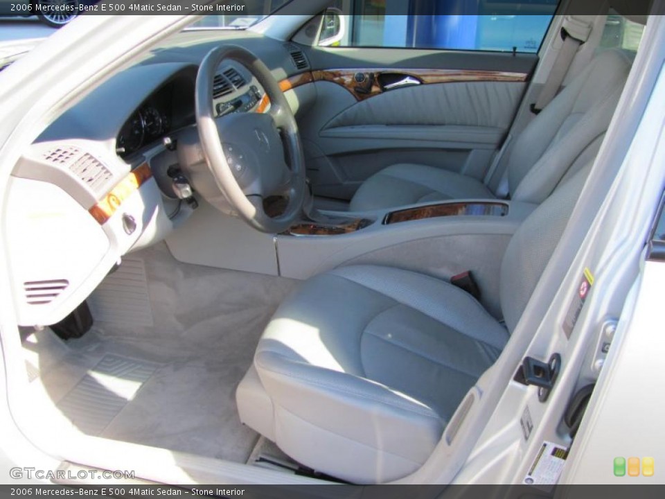 Stone Interior Photo for the 2006 Mercedes-Benz E 500 4Matic Sedan #38321499