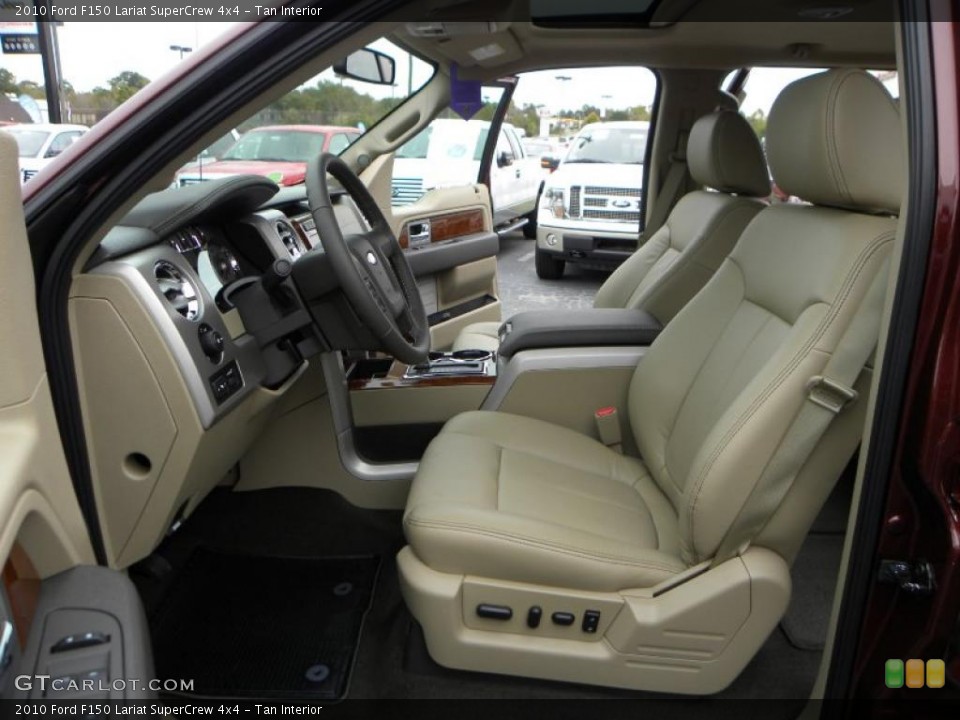 Tan Interior Photo for the 2010 Ford F150 Lariat SuperCrew 4x4 #38322251