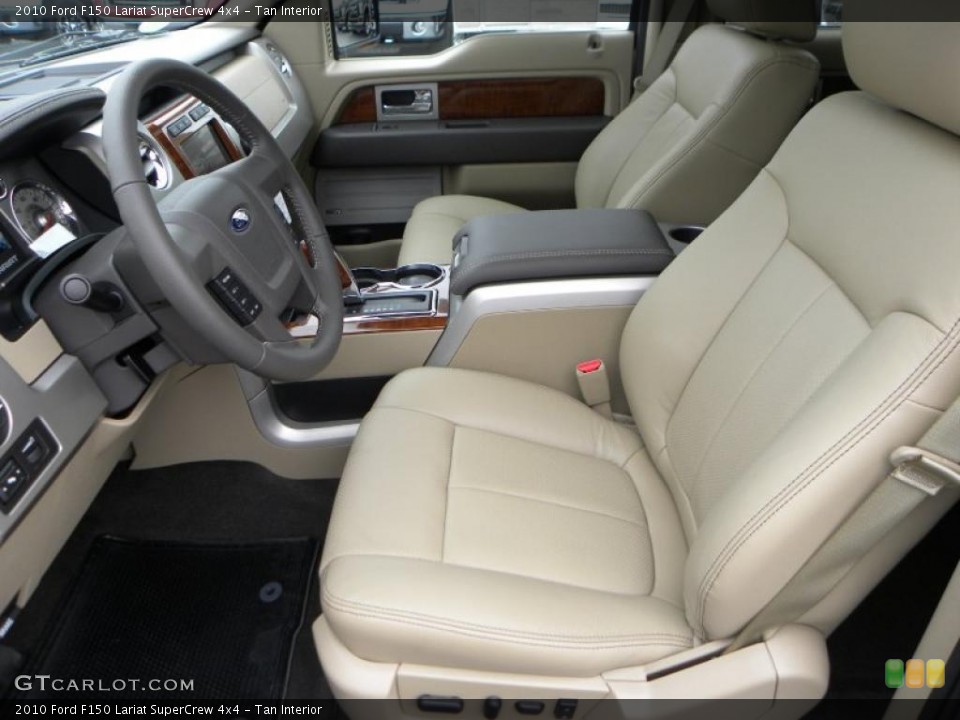 Tan Interior Photo for the 2010 Ford F150 Lariat SuperCrew 4x4 #38322375