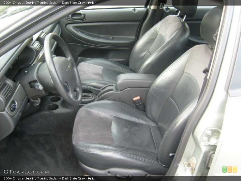 Dark Slate Gray Interior Photo for the 2004 Chrysler Sebring Touring Sedan #38322779