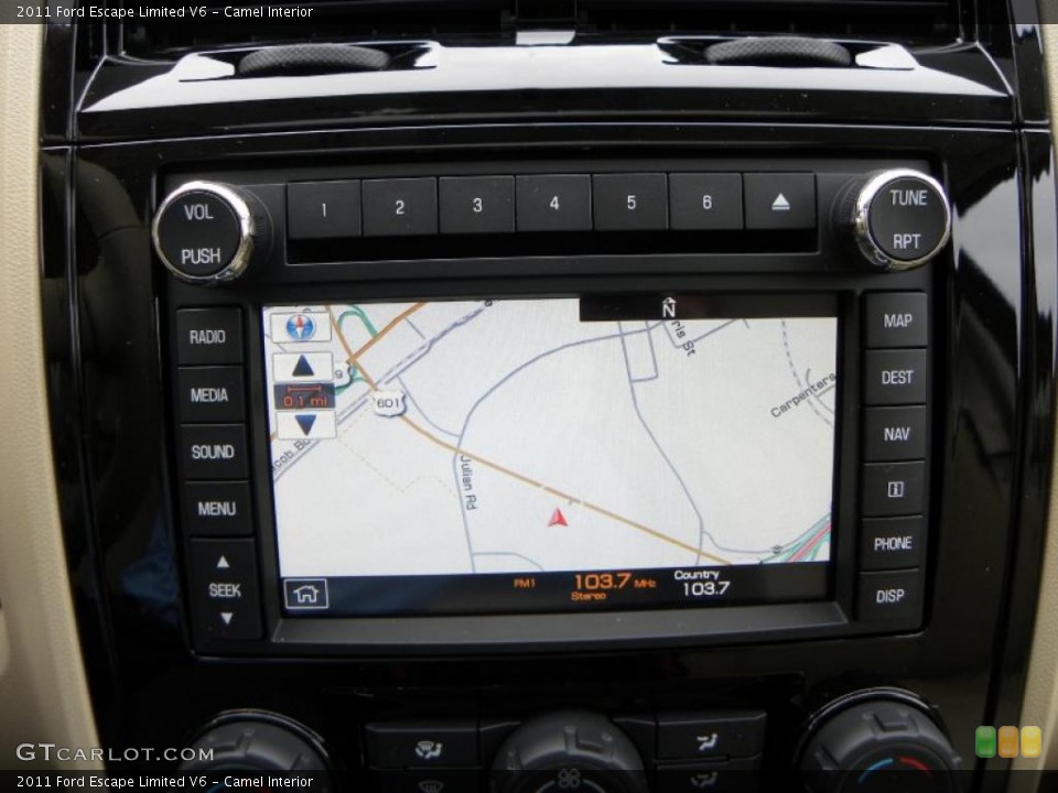 Camel Interior Navigation for the 2011 Ford Escape Limited V6 #38322847
