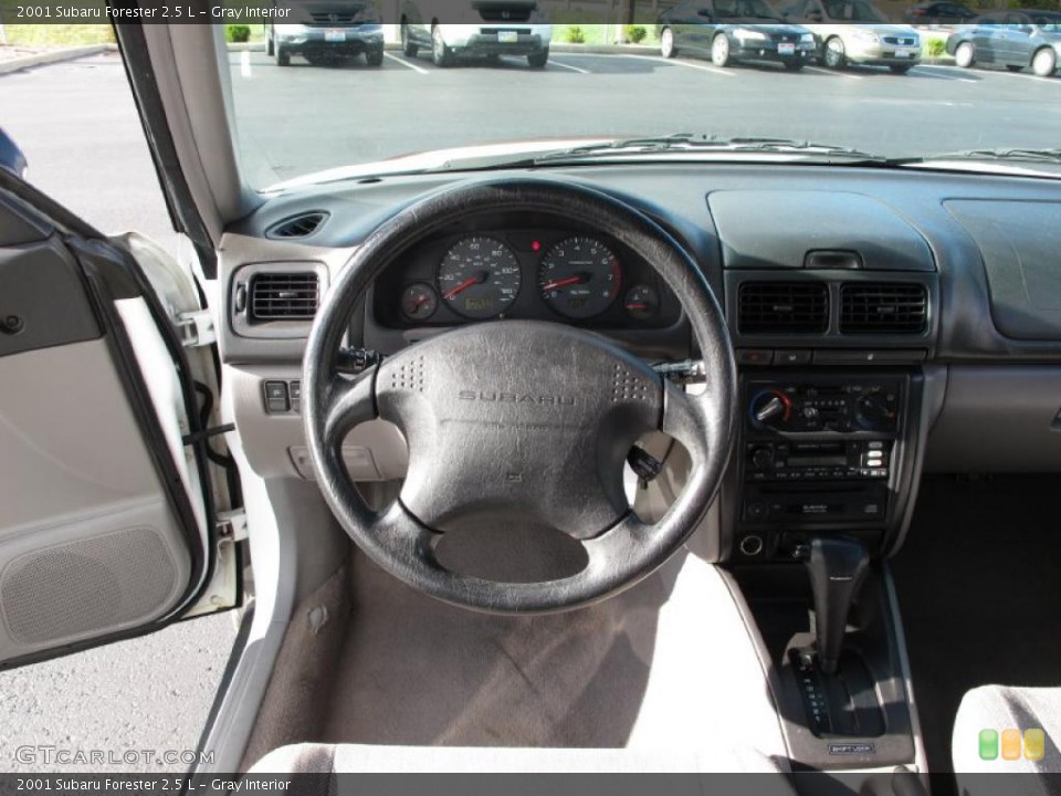 Gray Interior Steering Wheel for the 2001 Subaru Forester 2.5 L #38324391