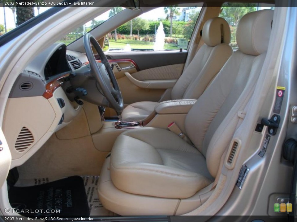 Java Interior Photo for the 2003 Mercedes-Benz S 430 Sedan #38325051