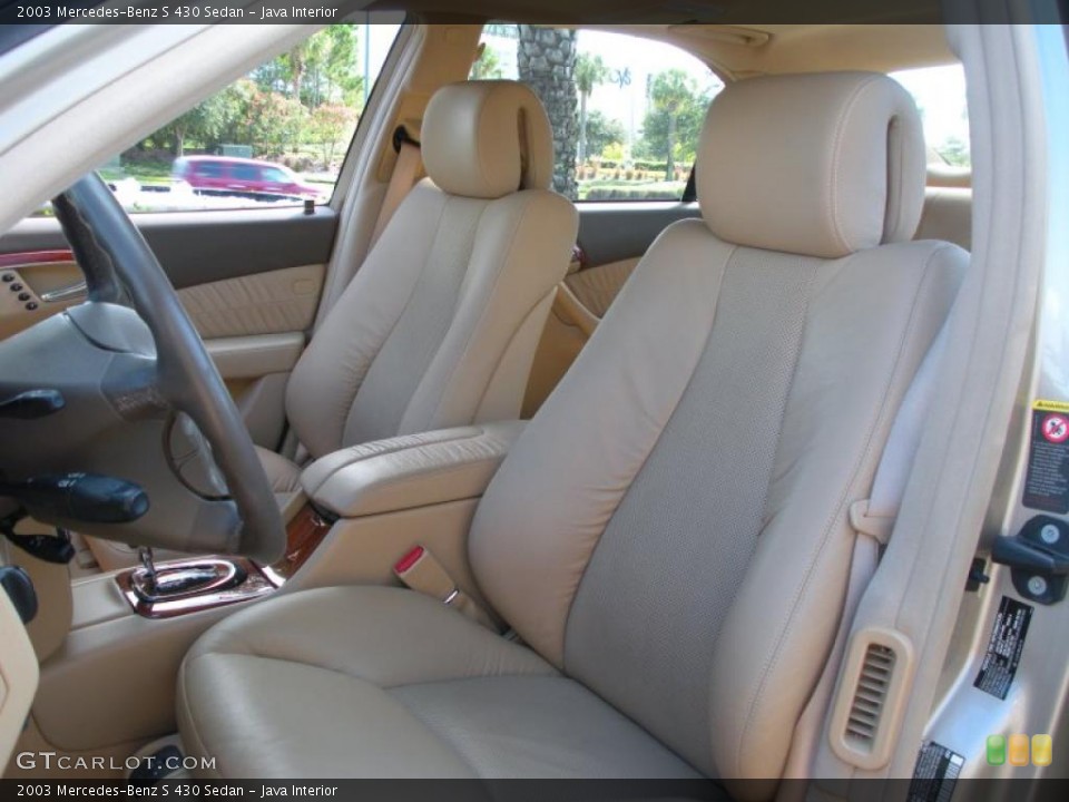 Java Interior Photo for the 2003 Mercedes-Benz S 430 Sedan #38325063
