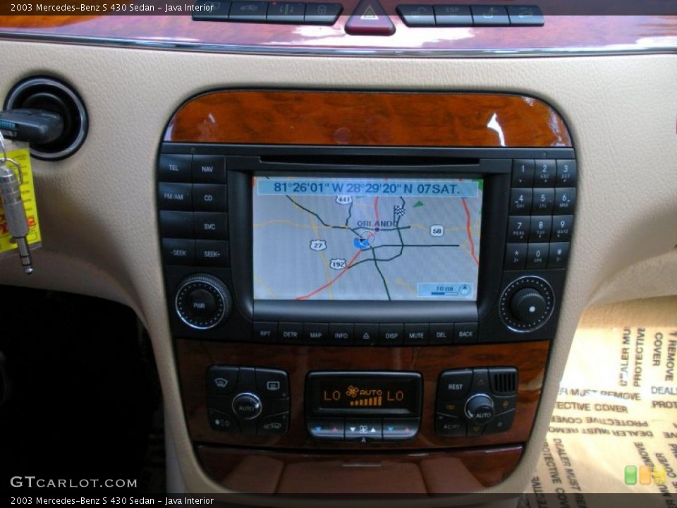 Java Interior Navigation for the 2003 Mercedes-Benz S 430 Sedan #38325210