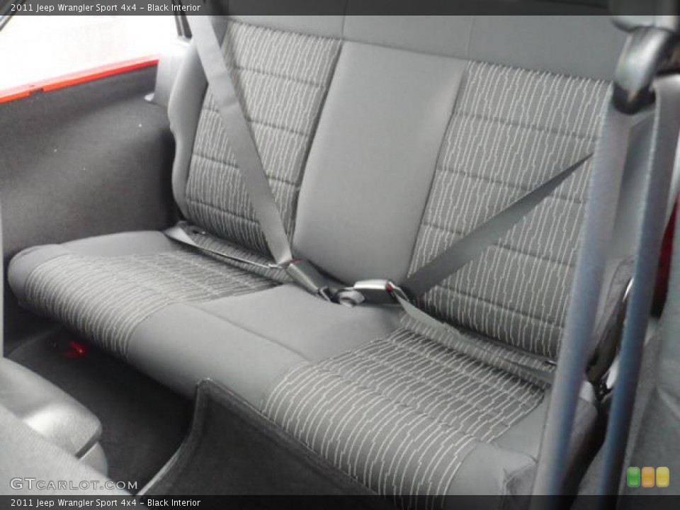 Black Interior Photo for the 2011 Jeep Wrangler Sport 4x4 #38329751