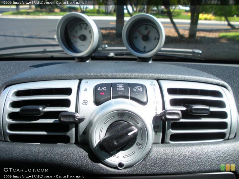 Design Black Interior Controls for the 2009 Smart fortwo BRABUS coupe #38330099