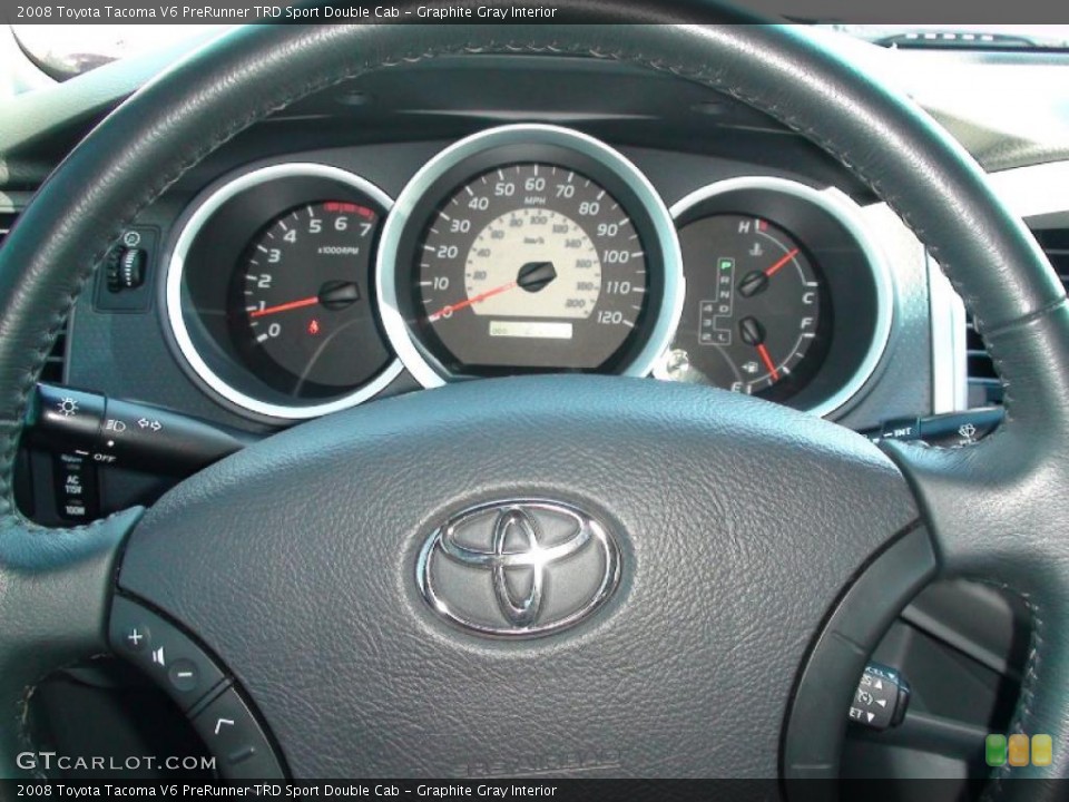 Graphite Gray Interior Gauges for the 2008 Toyota Tacoma V6 PreRunner TRD Sport Double Cab #38331067