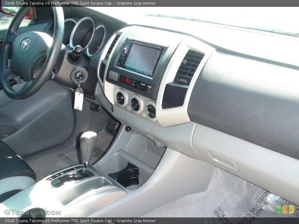 Graphite Gray Interior Dashboard for the 2008 Toyota Tacoma V6 PreRunner TRD Sport Double Cab #38331215